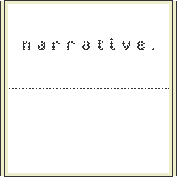 narrative.